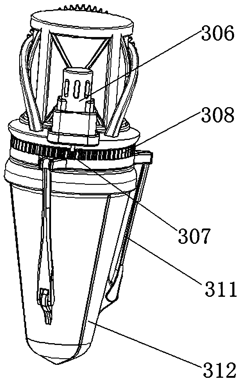 Detection line intelligent sampling and transporting device for water quality monitoring and sampling and transporting method thereof