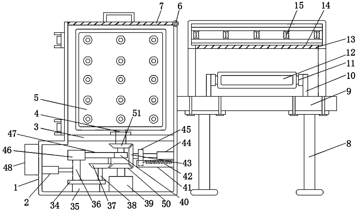 Non-woven fabric fusion device with cleaning function