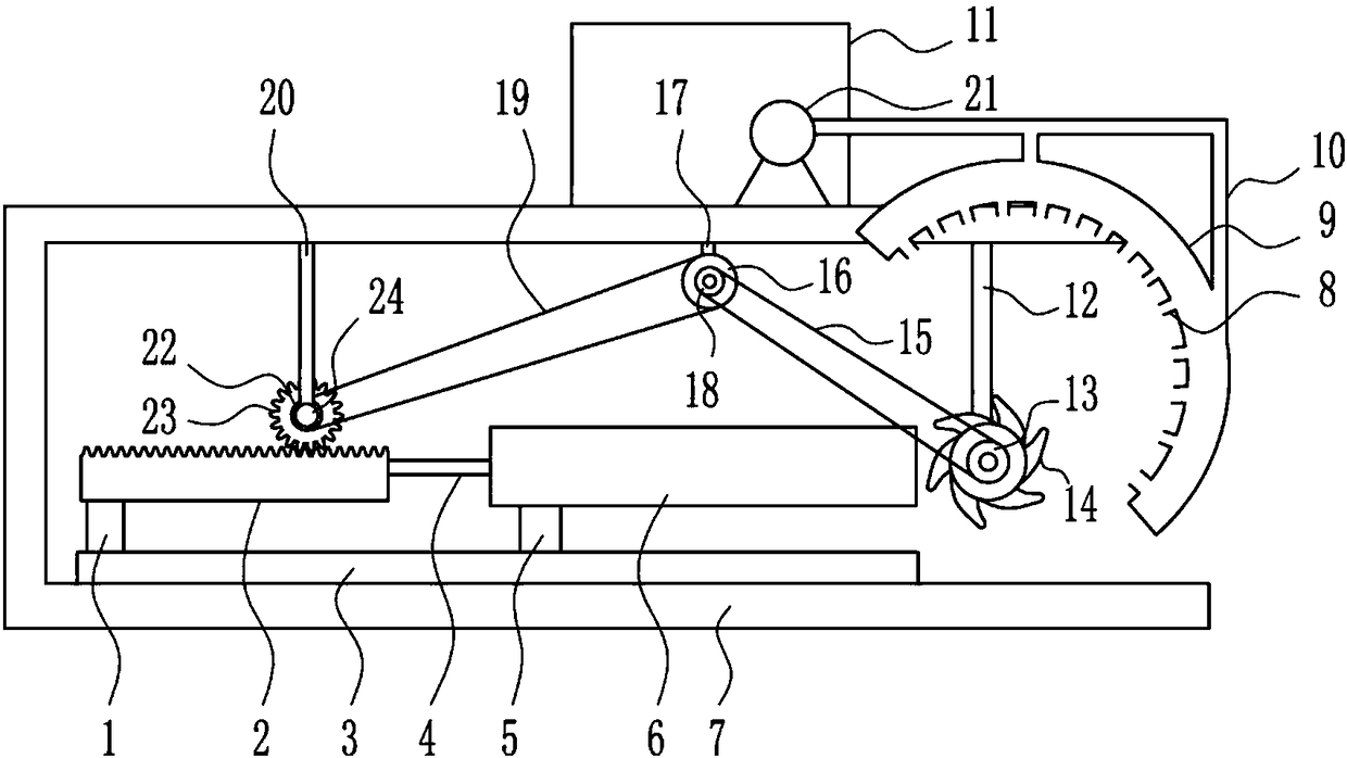 Novel board shearing device capable of guaranteeing safety and health of workers