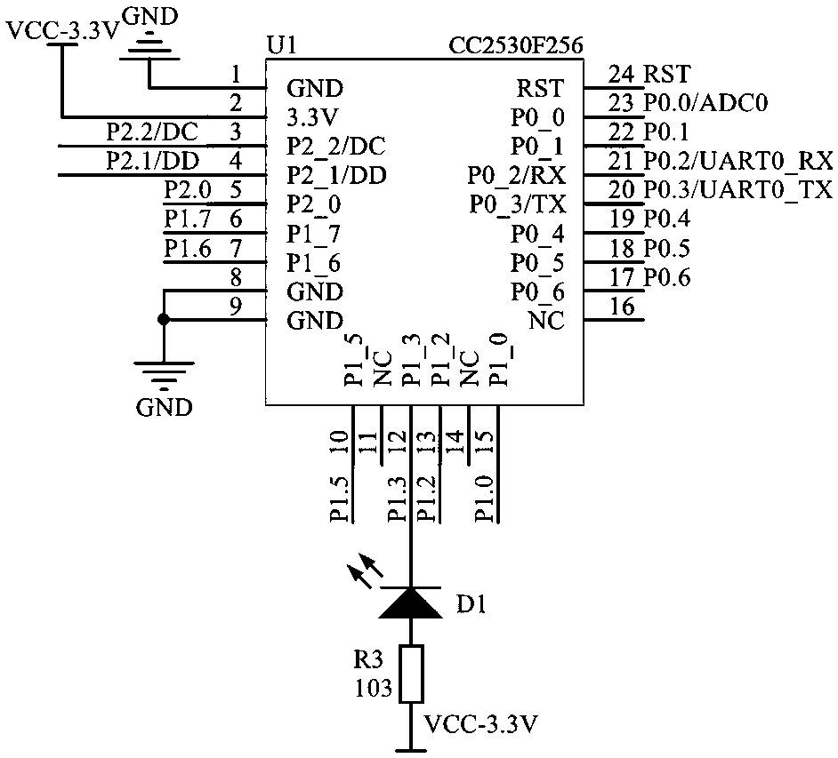 Low-energy-consumption wireless agricultural environment information collecting system