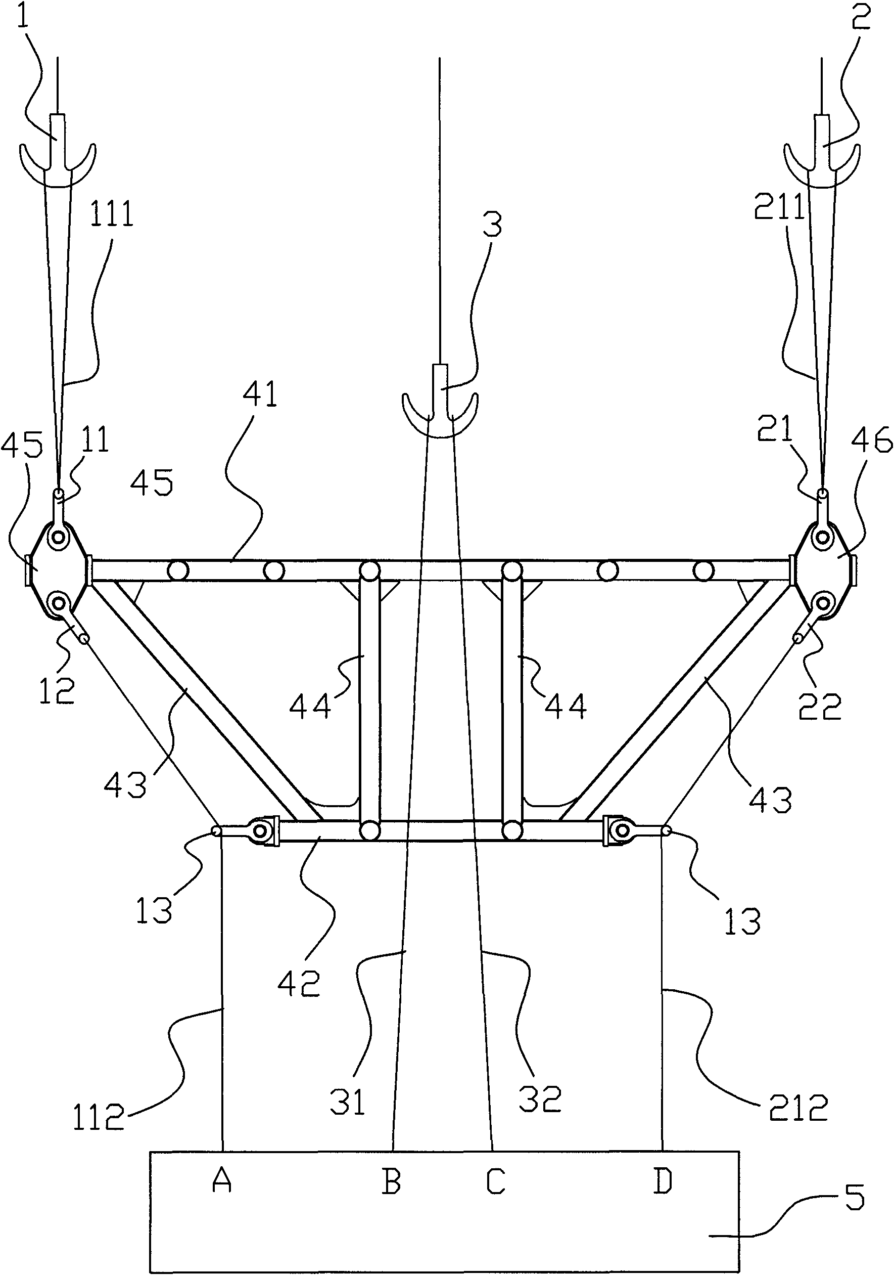 Suspension apparatus of ship main engine