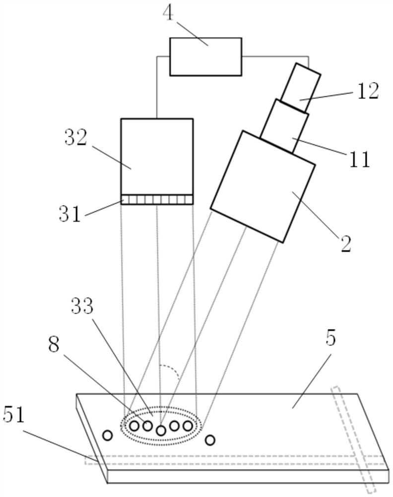 Gem photoluminescence device and image acquisition method thereof