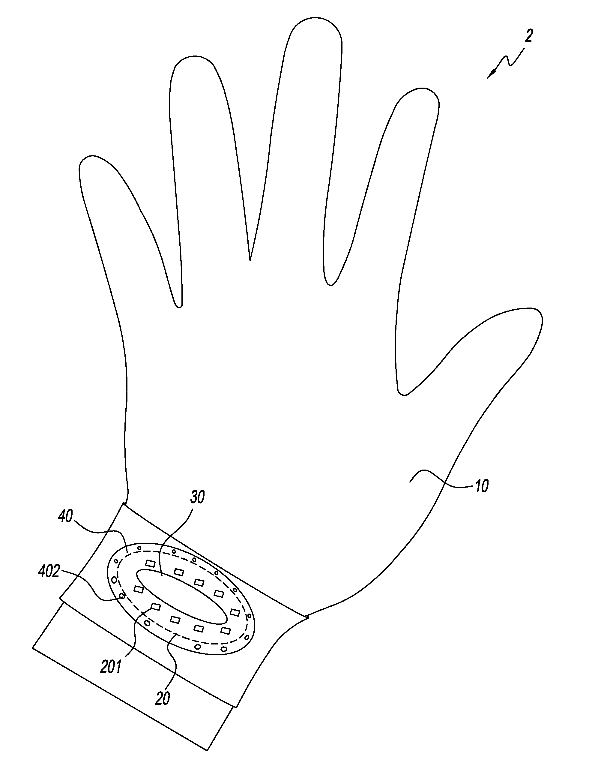 Wearable hand sanitizer dispenser