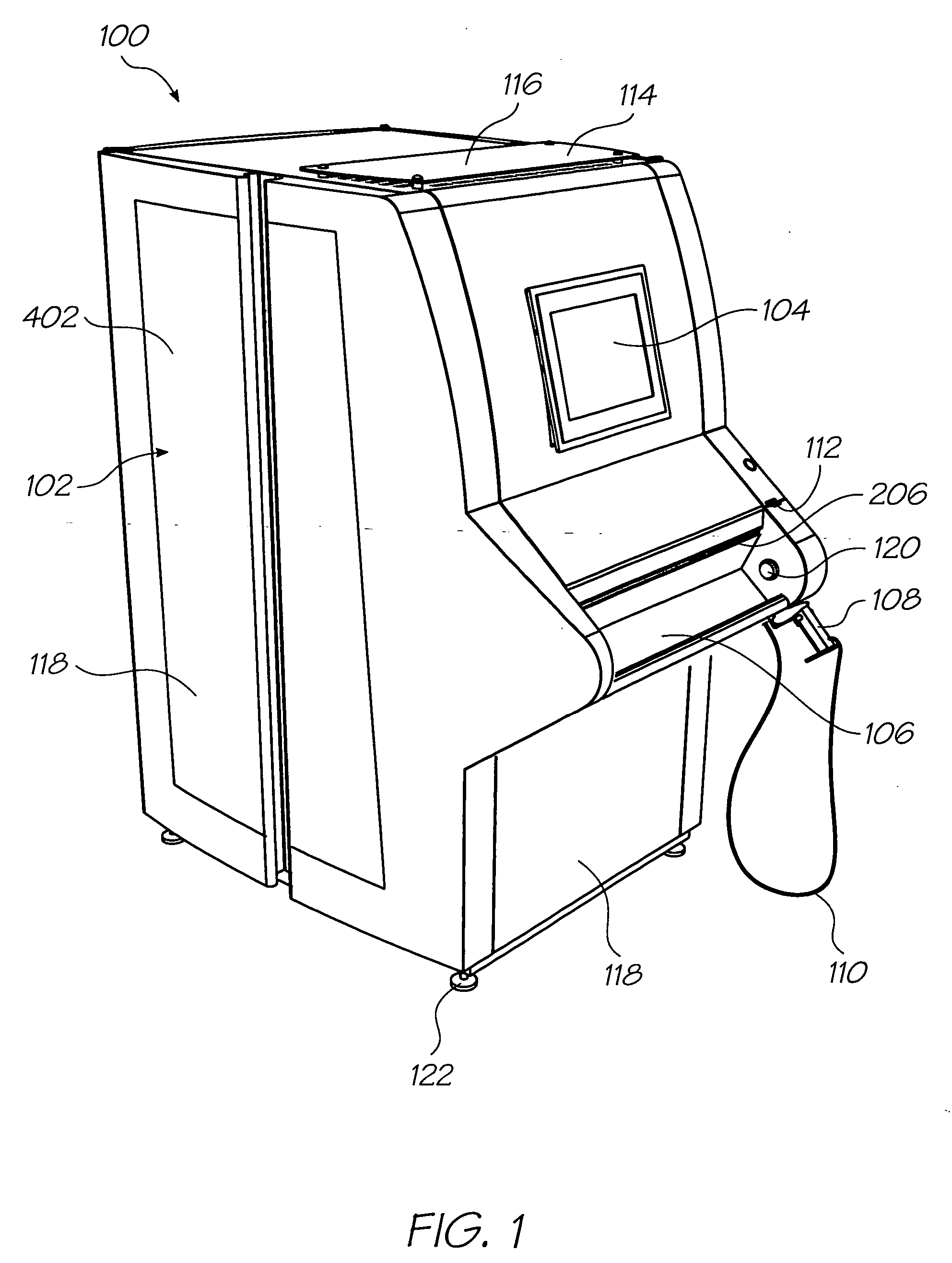 In-line dryer for a printer