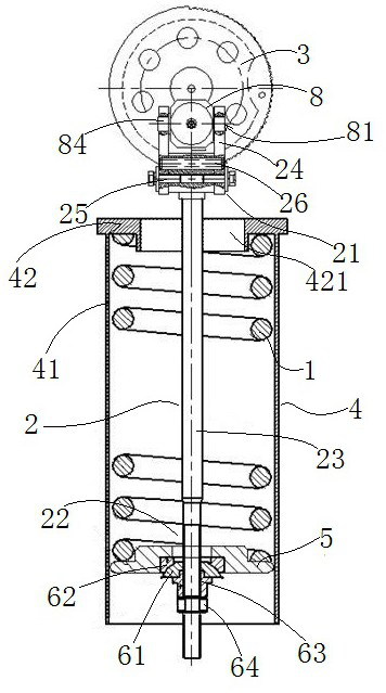 Energy storage mechanism for spring operating mechanism