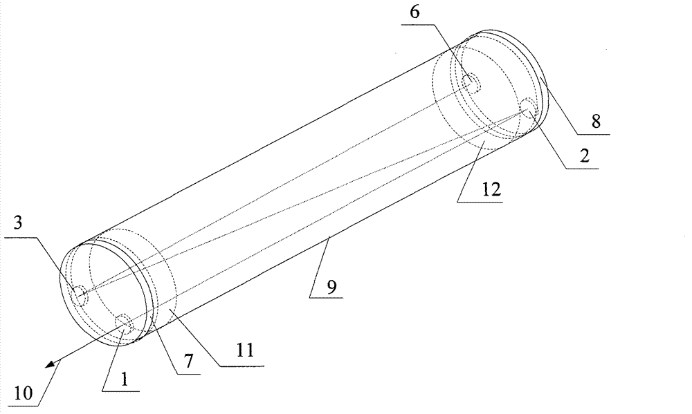 Vertical discharge type static state carbon dioxide laser device