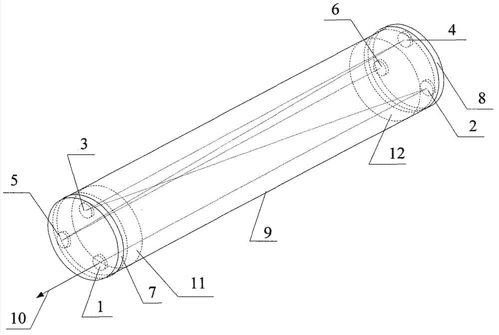 Vertical discharge type static state carbon dioxide laser device