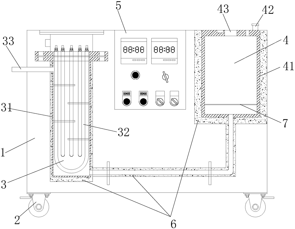 Temperature control system for high-precision pressure-resistant gas