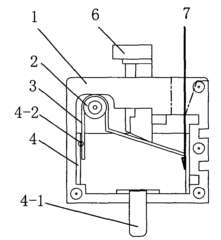 Crimping terminal of collector belt