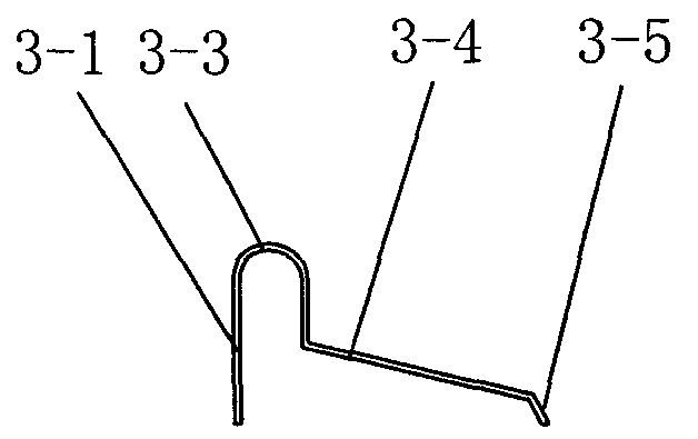 Crimping terminal of collector belt