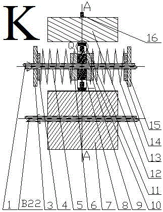 Multi-stage screw spring transmission