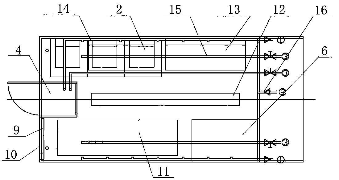 Isolation compartment device with negative pressure ventilation and epidemic prevention medical functions