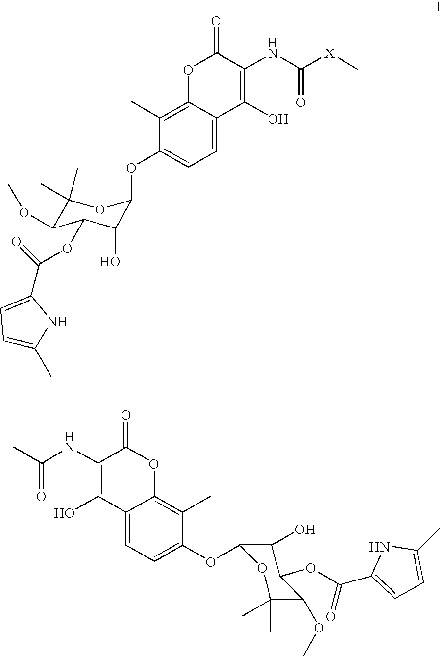 Coumermycin analogs as chemical dimerizers of chimeric proteins