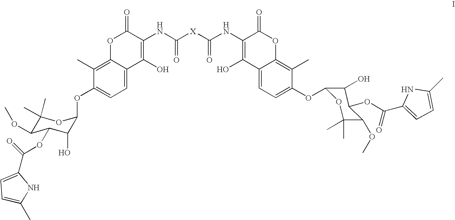 Coumermycin analogs as chemical dimerizers of chimeric proteins