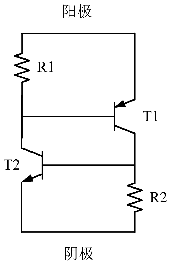 Silicon controlled rectifier type electrostatic discharge device and integrated circuit