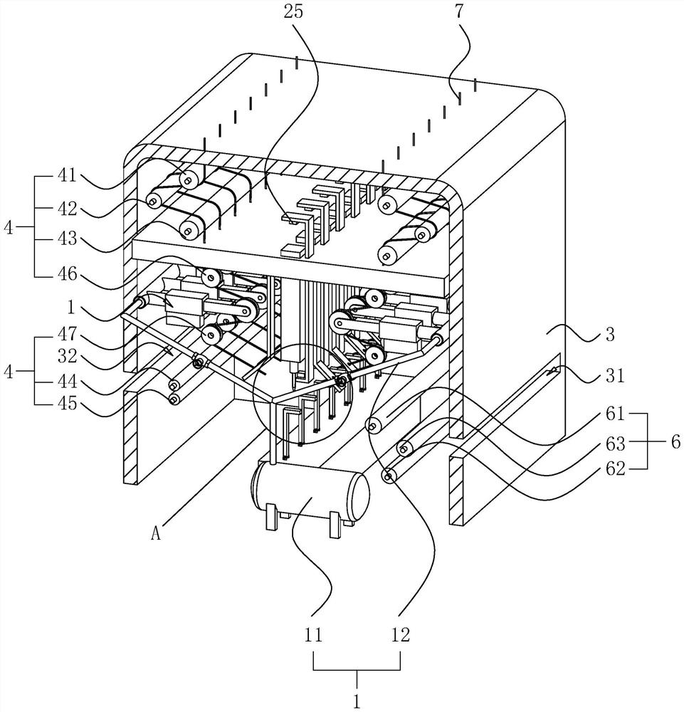 Constant-force tensioning mechanism and tufting machine