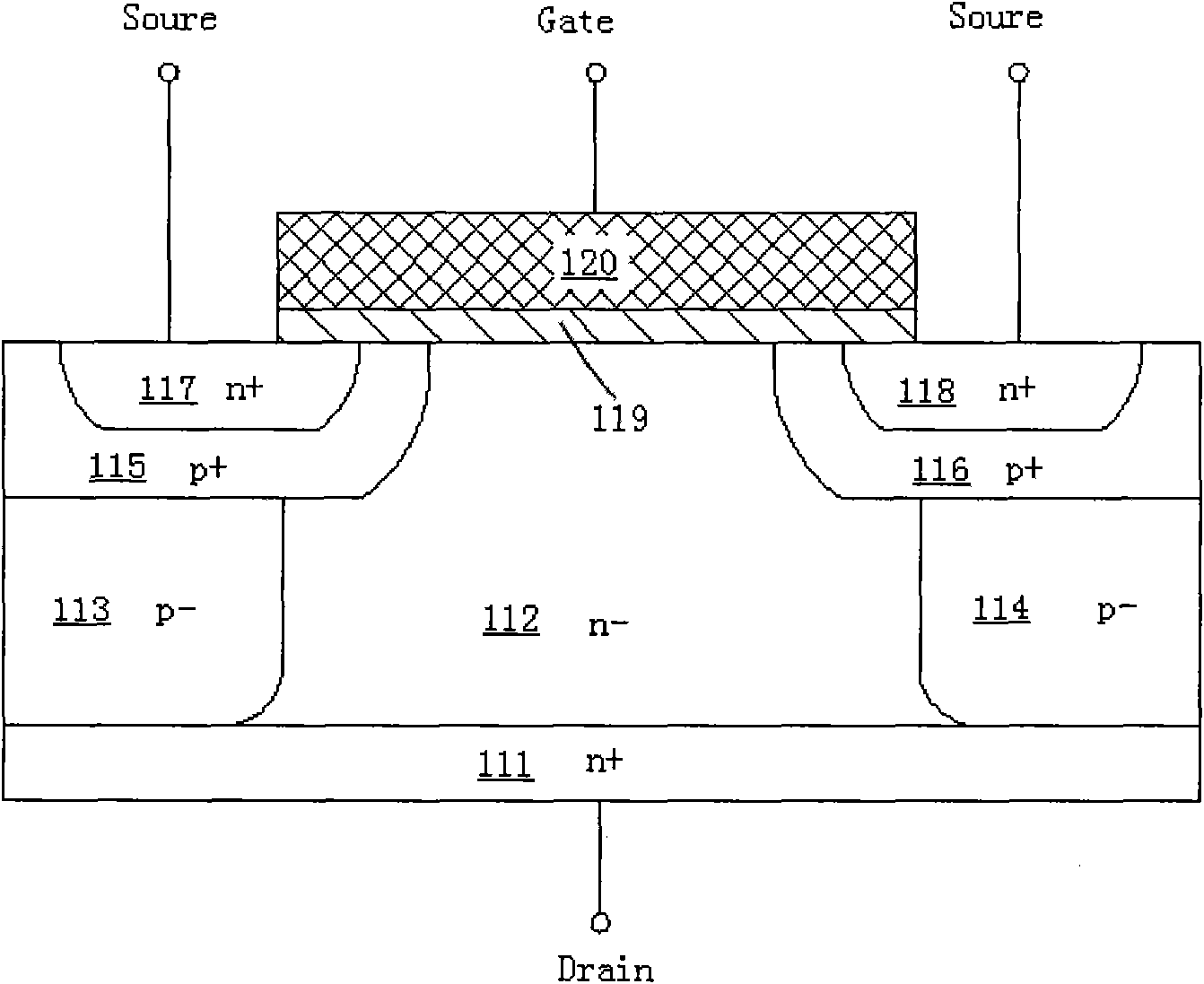 Power device and method for performing conductivity modulation by using photoelectron injection