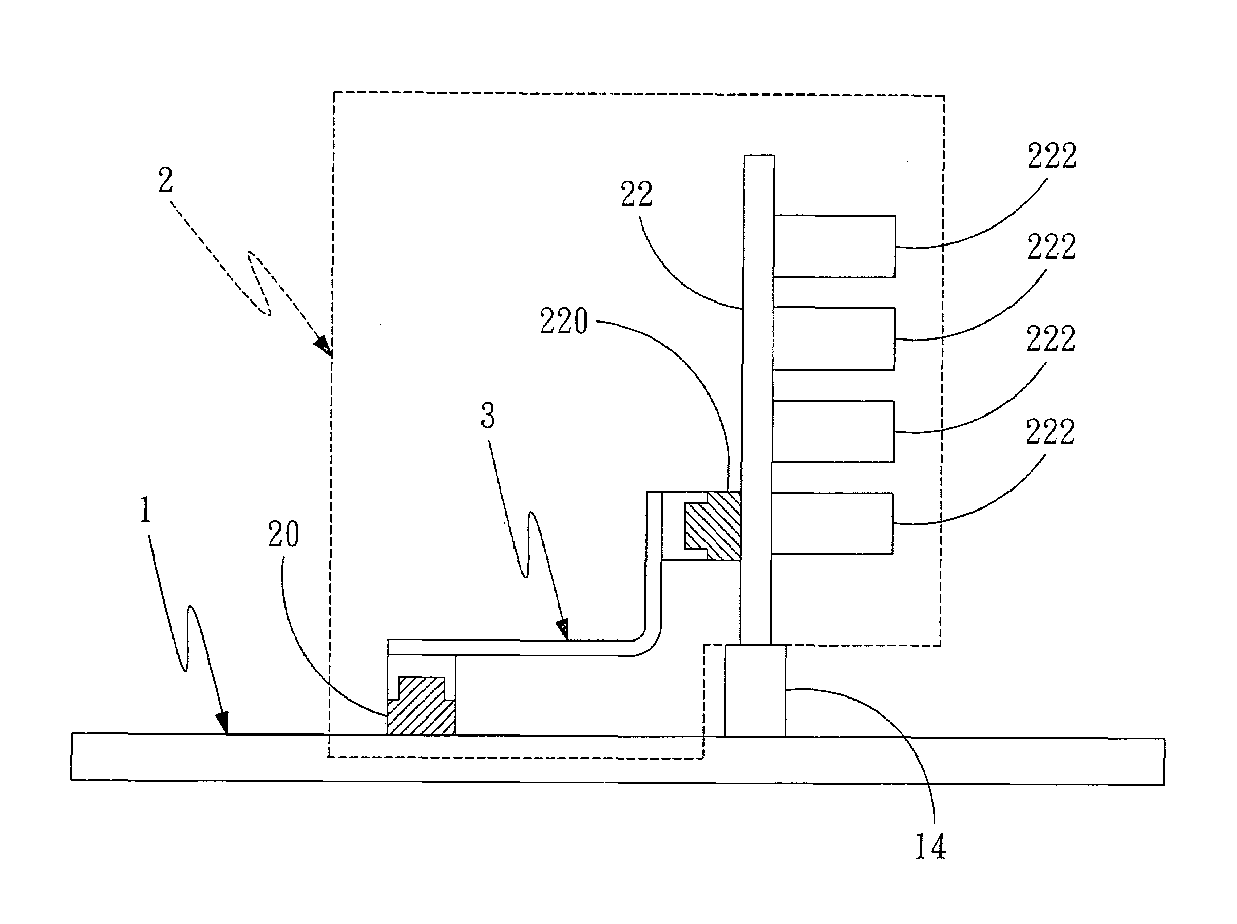 Computer system and main board equipped with hybrid hypertransport interfaces