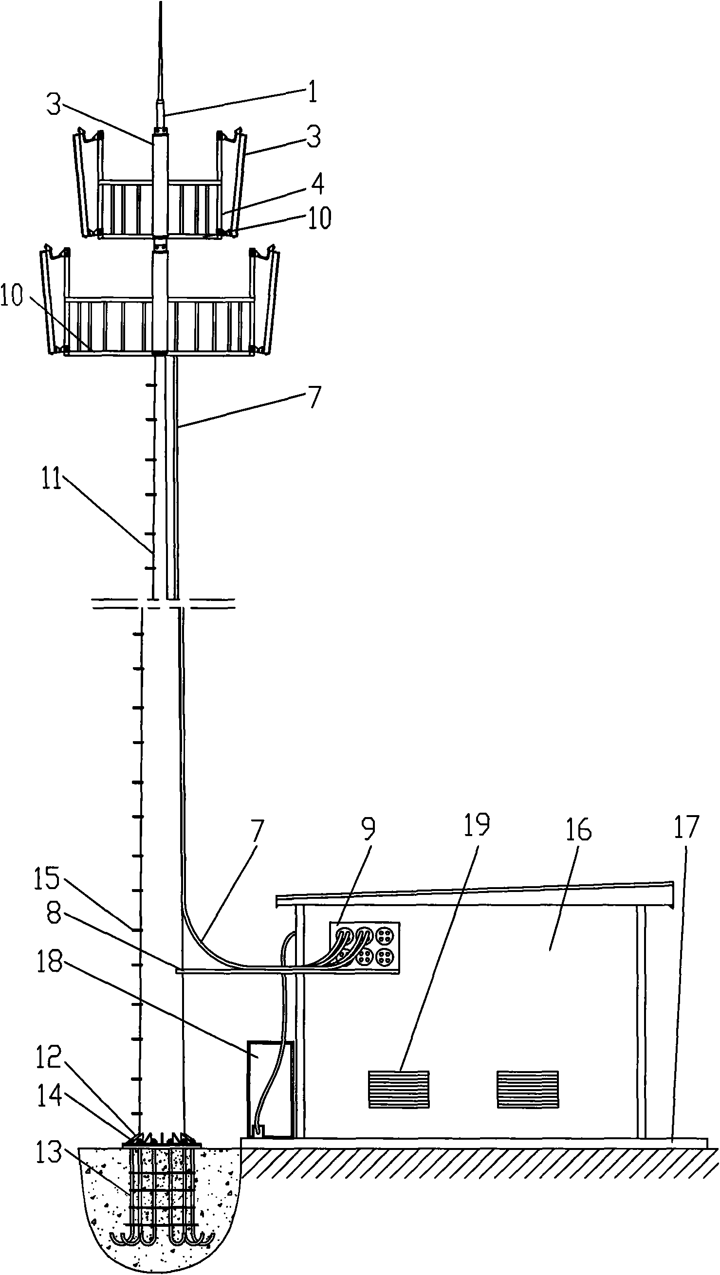 Jacking mobile base station