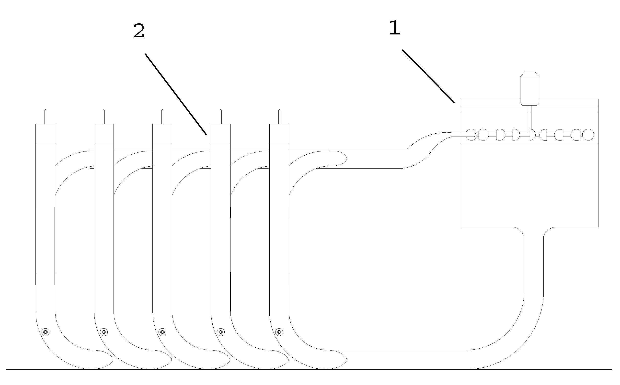 Maritime device for producing electric power