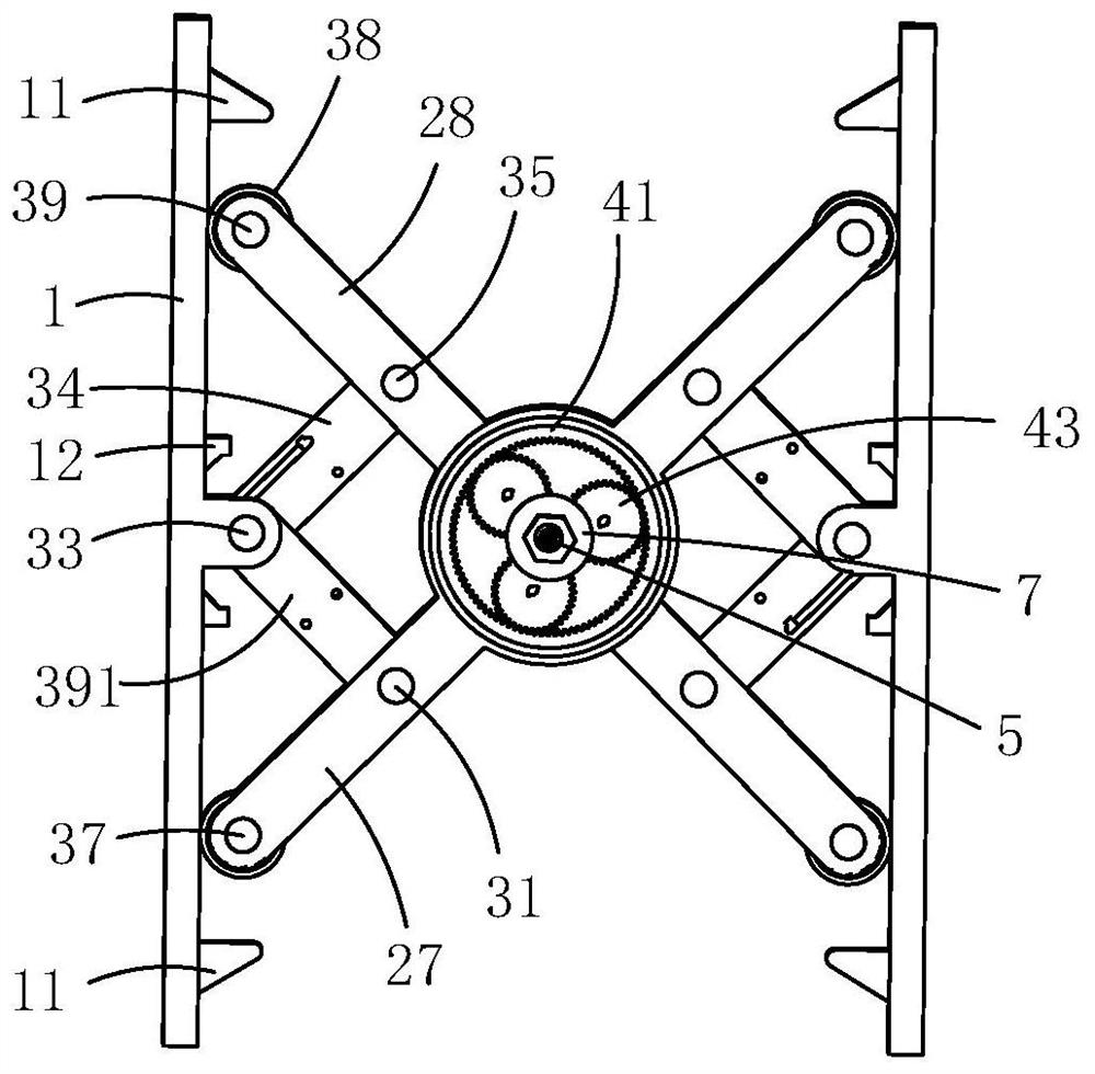 A passive mechanical screwing device