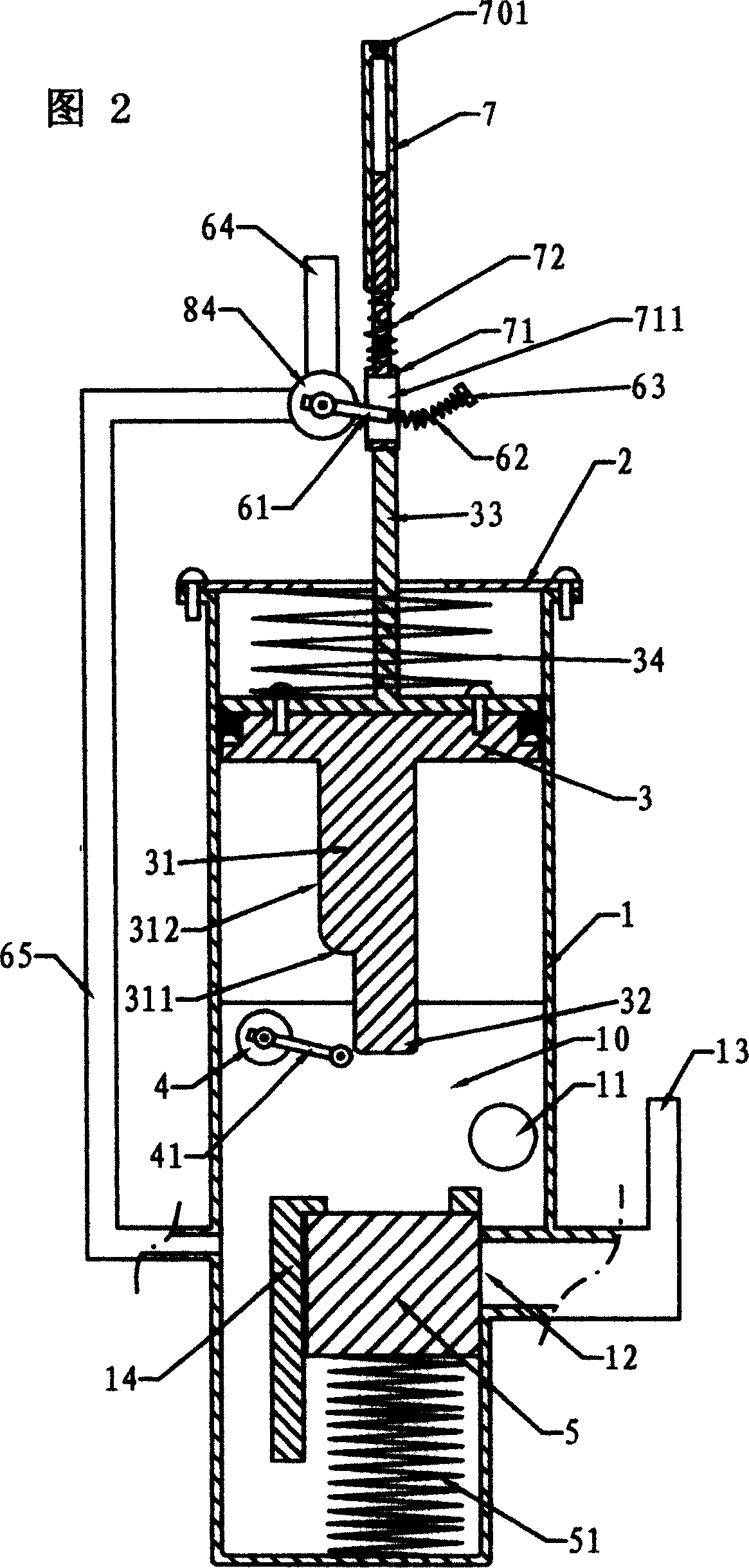 Water flow automatic control method for mixed water heater