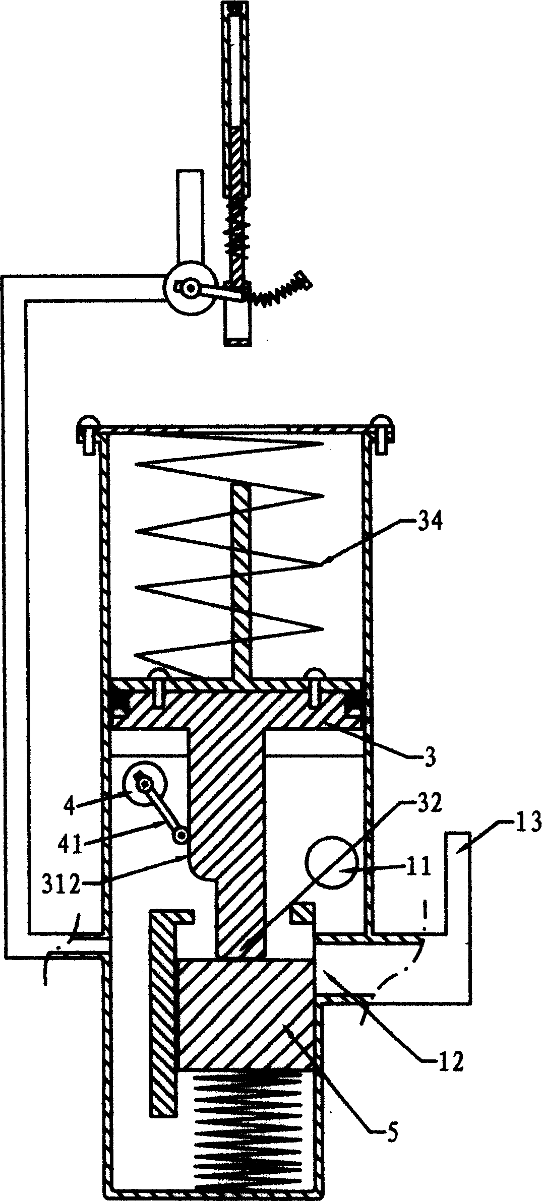 Water flow automatic control method for mixed water heater