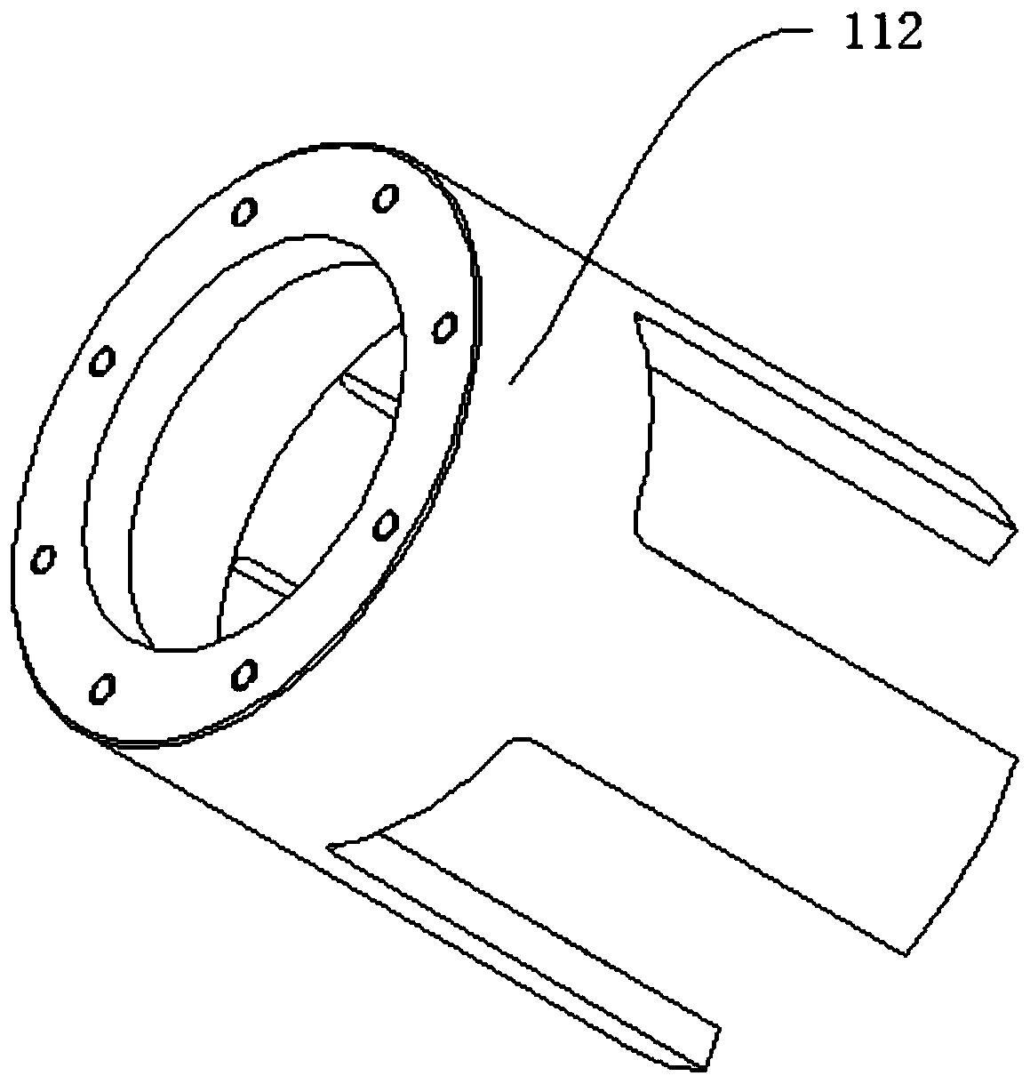 Novel spindle box drive tension device and numerical control machine tool