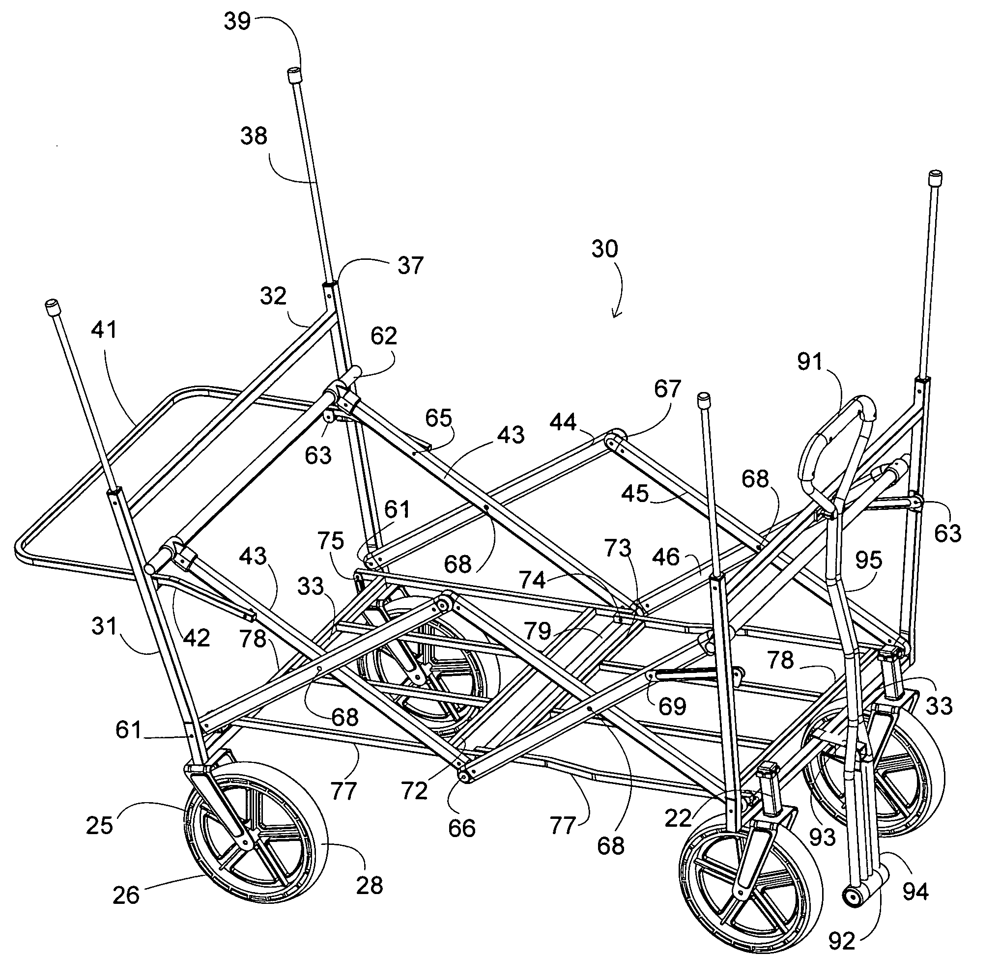 Folding wagon