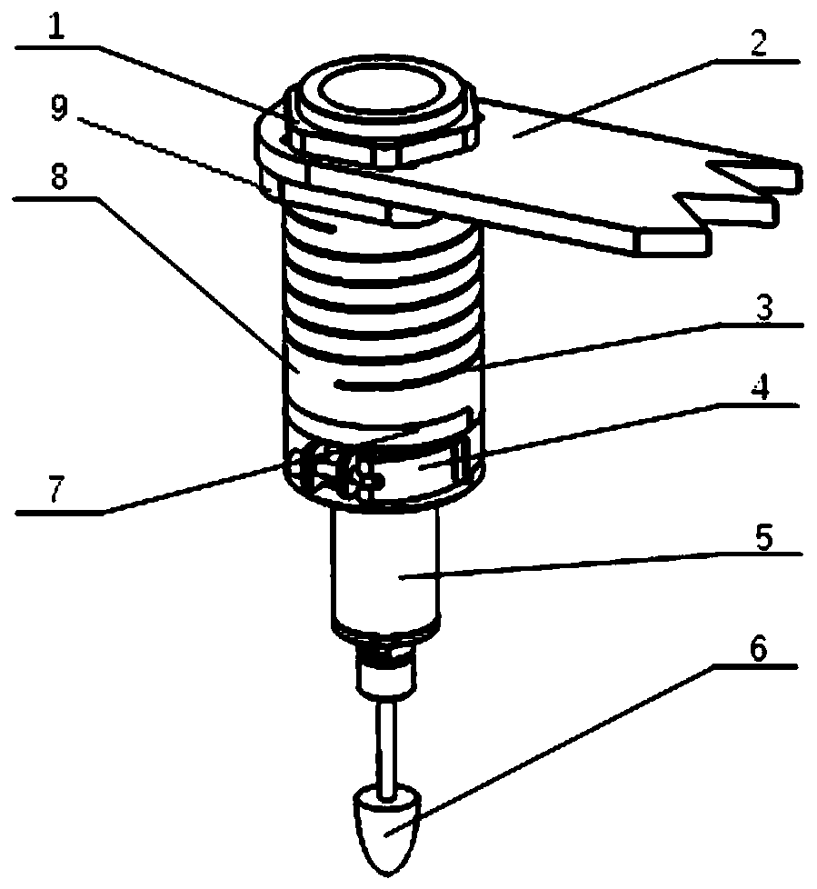 A flexible operation clamping mechanism and operation tooling