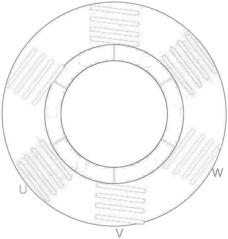 Inductive brushless motor function detection system, method and controller