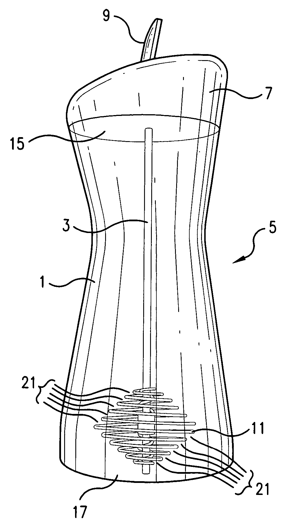 Shaker with reciprocating agitator