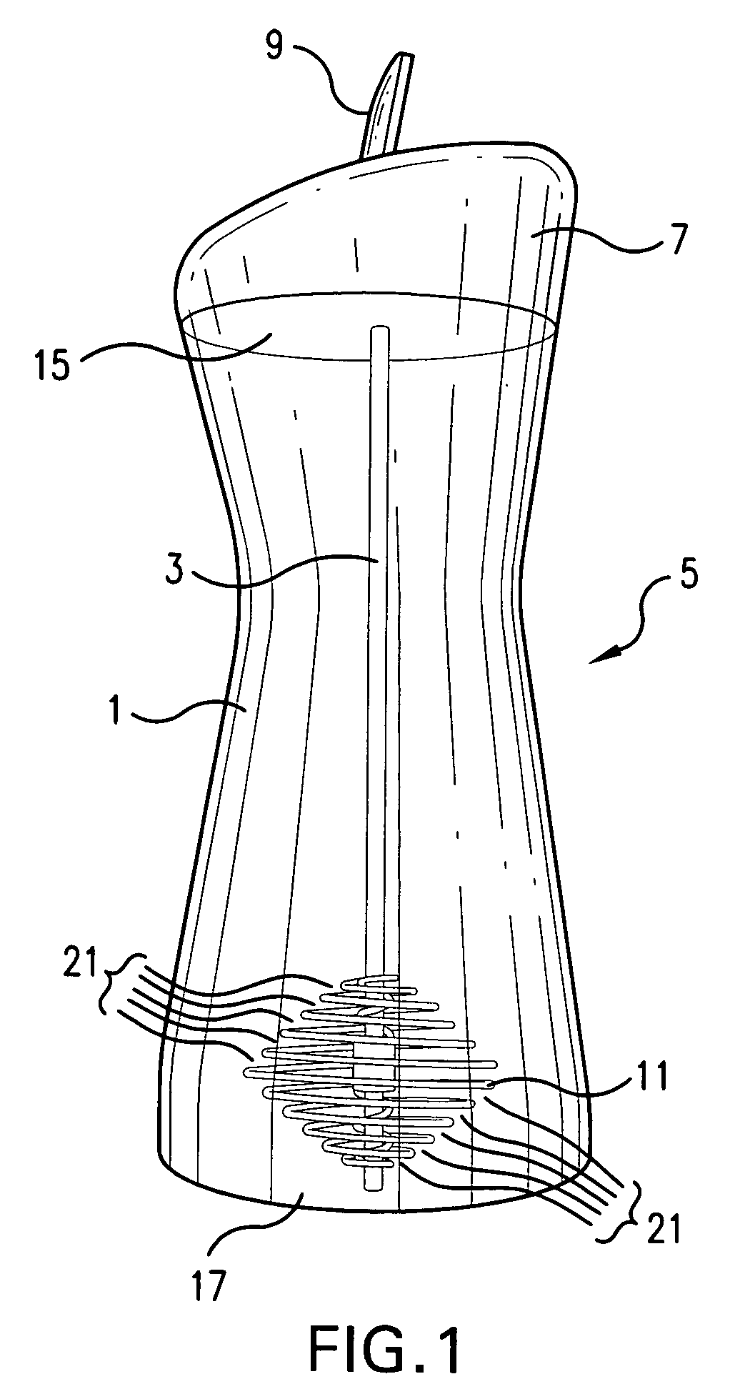 Shaker with reciprocating agitator