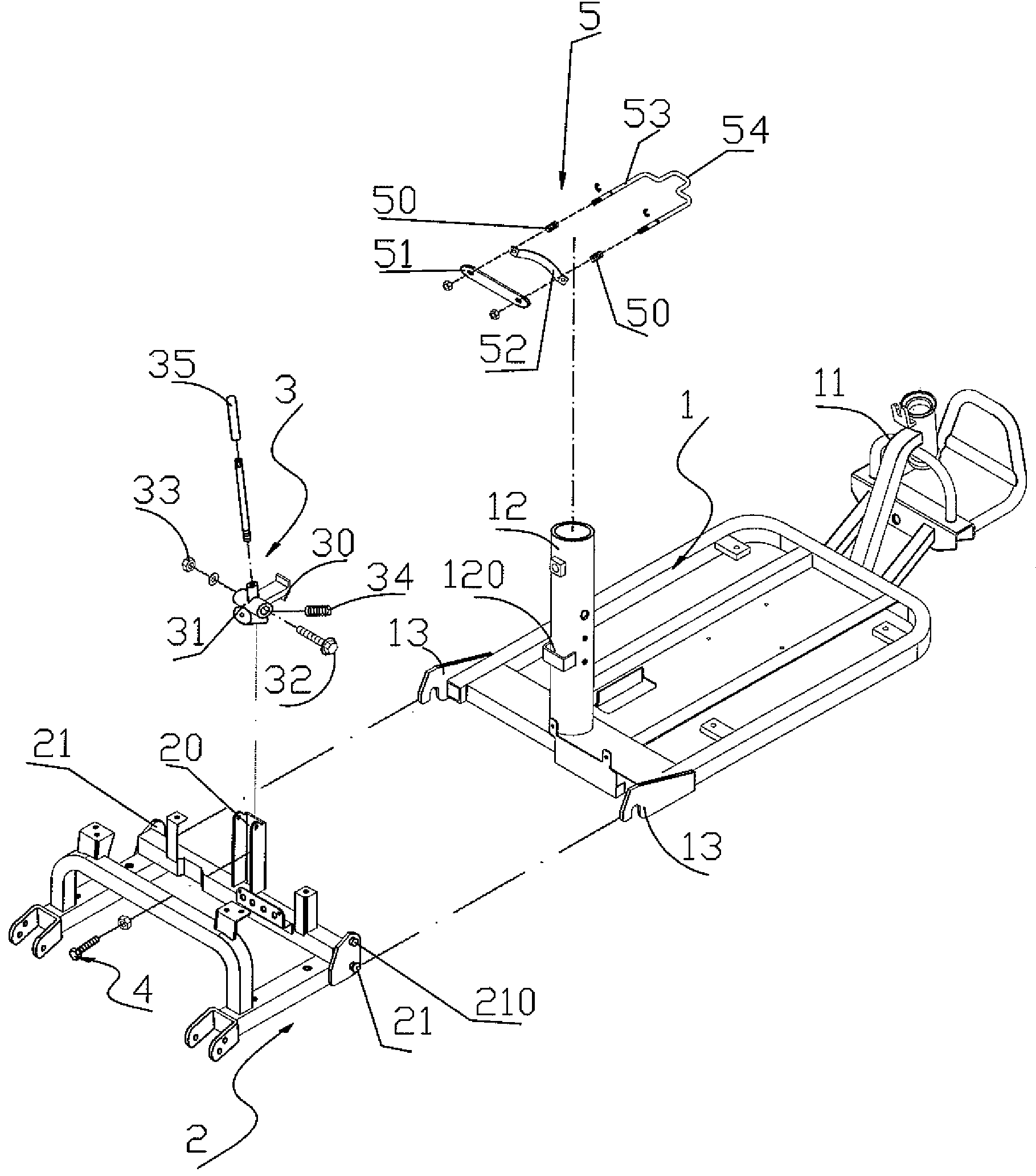 Detachable vehicle body that is assembled and disassembled easily and rapidly