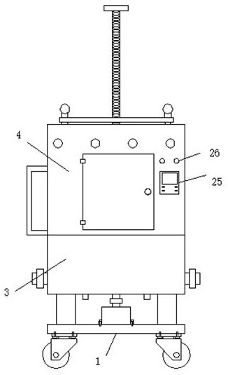 Flour mill dust safety treatment purification and alarm device