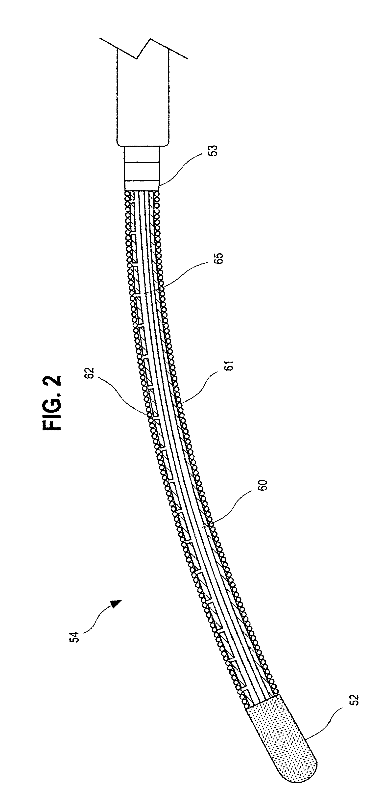 Ablation catheter with cooled linear electrode