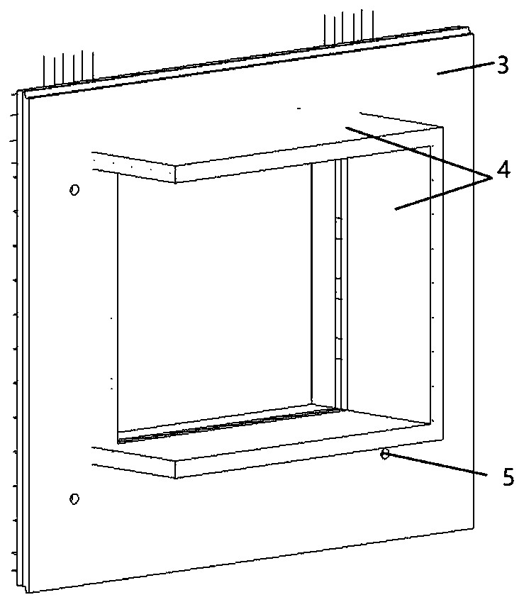 Prefabricated sandwich thermal insulation bay window shear wall board and manufacturing method thereof