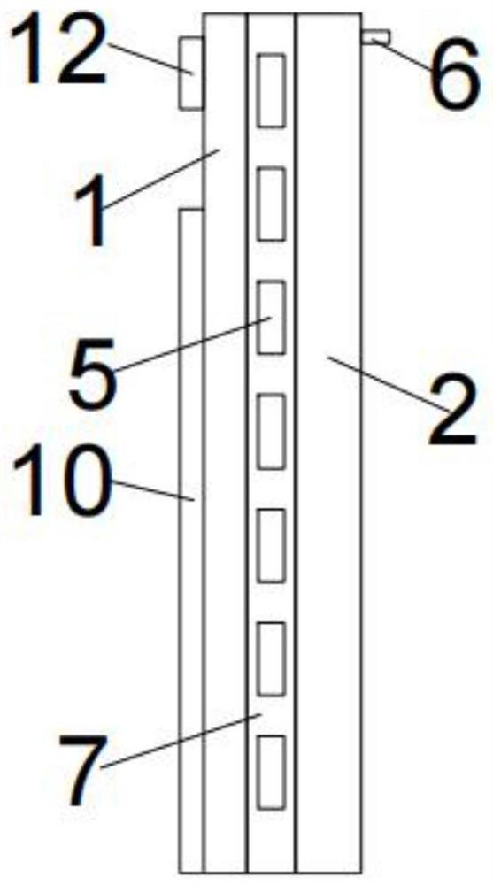 Postoperative or post-traumatic self-adhesive thoracico-abdominal belt