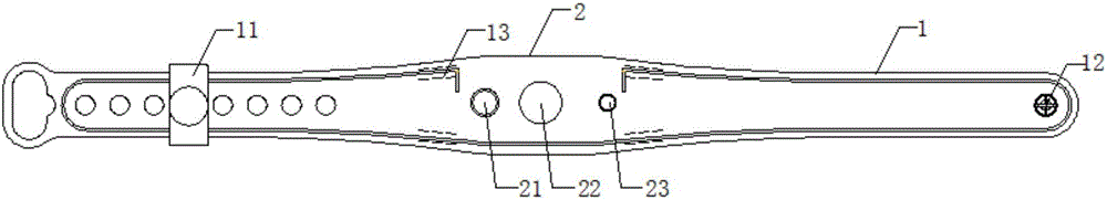 Bracelet based on BLE positioning technique