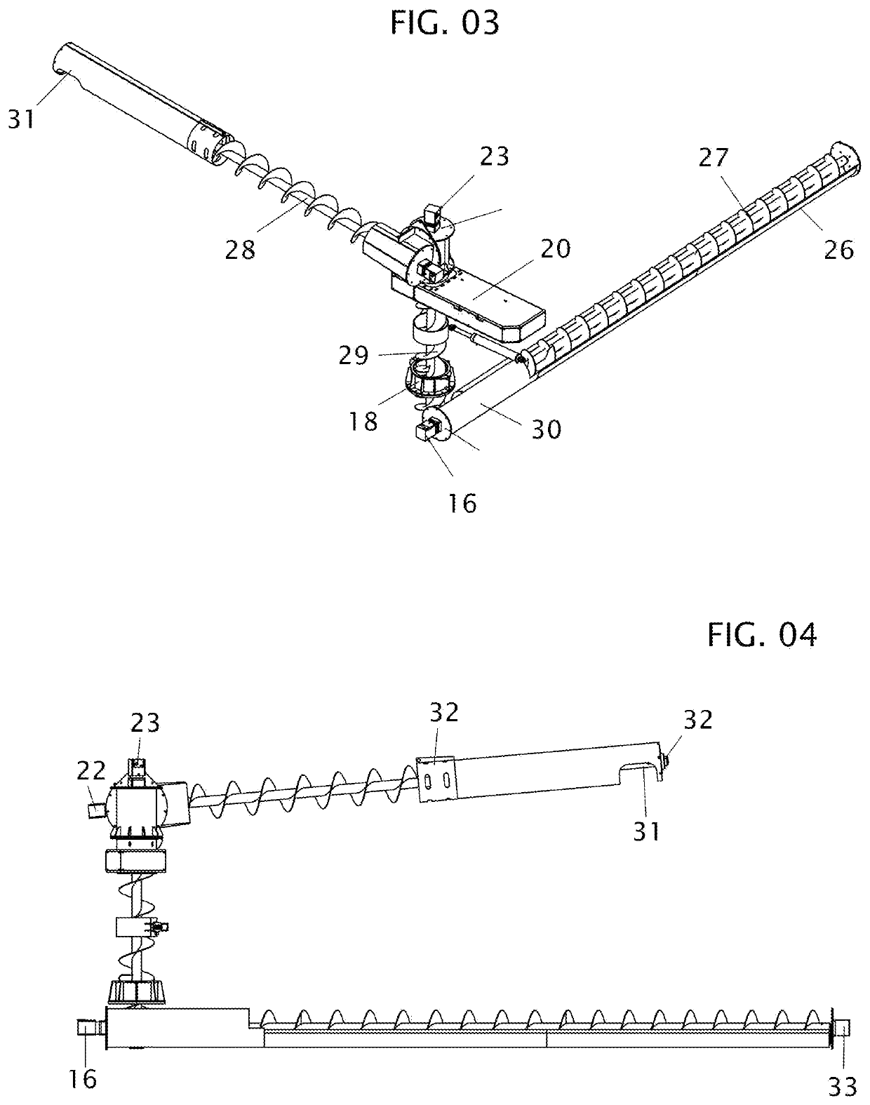 Transporter system with cargo container and automatically actuated unloading system