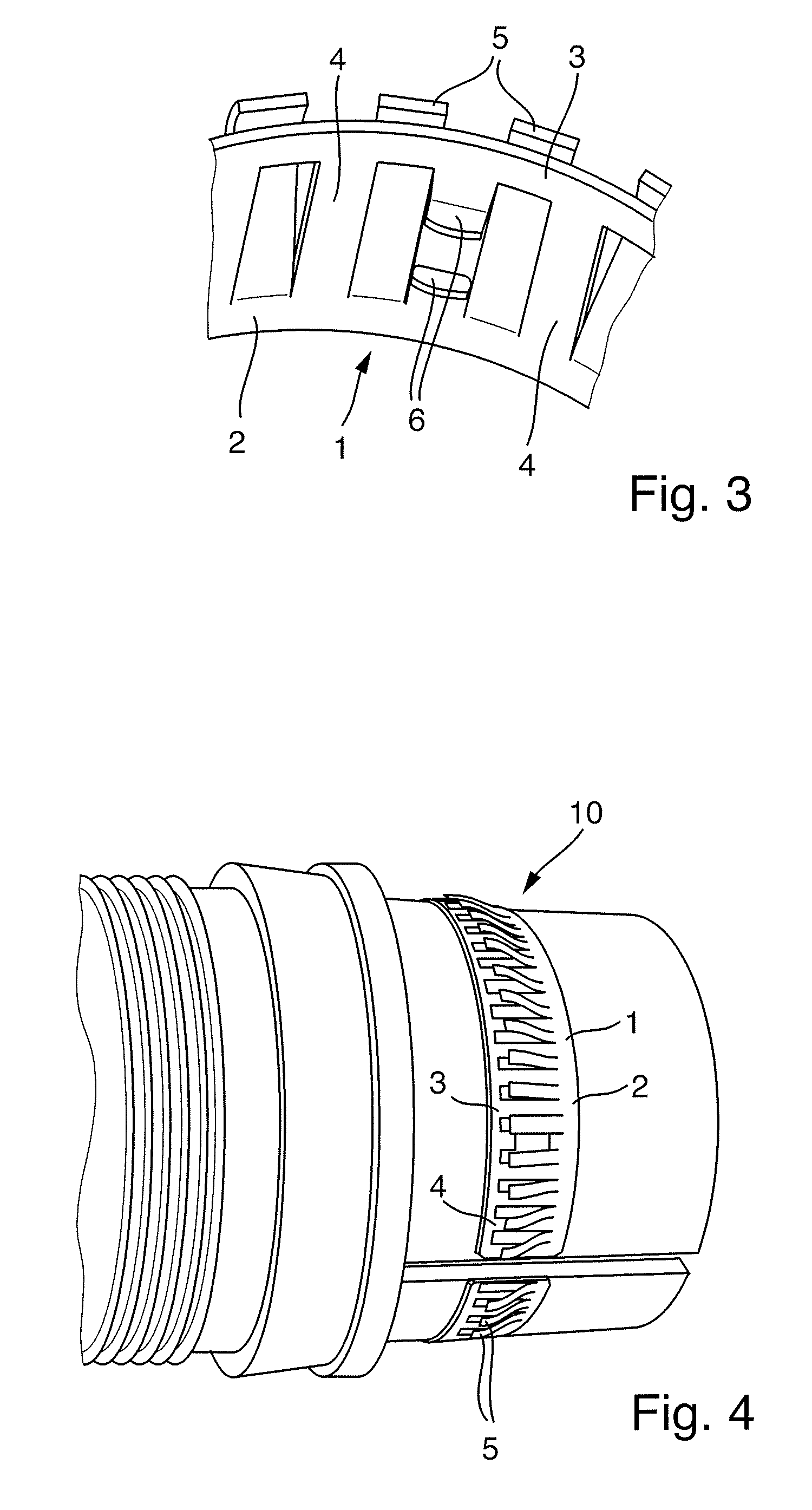 Spring clip for shielding of electrical connectors