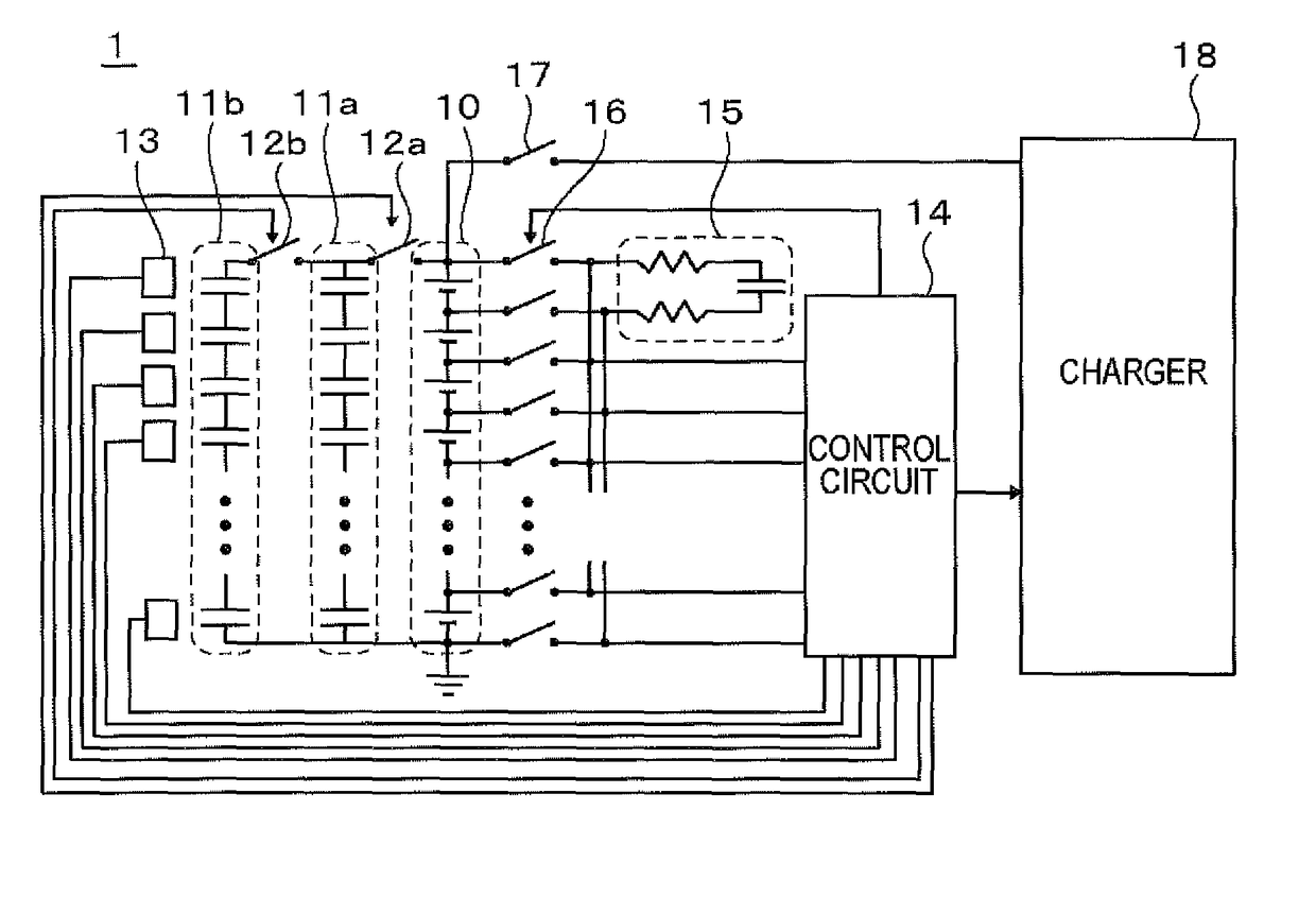 Storage battery, control method of storage battery, control device, and control method