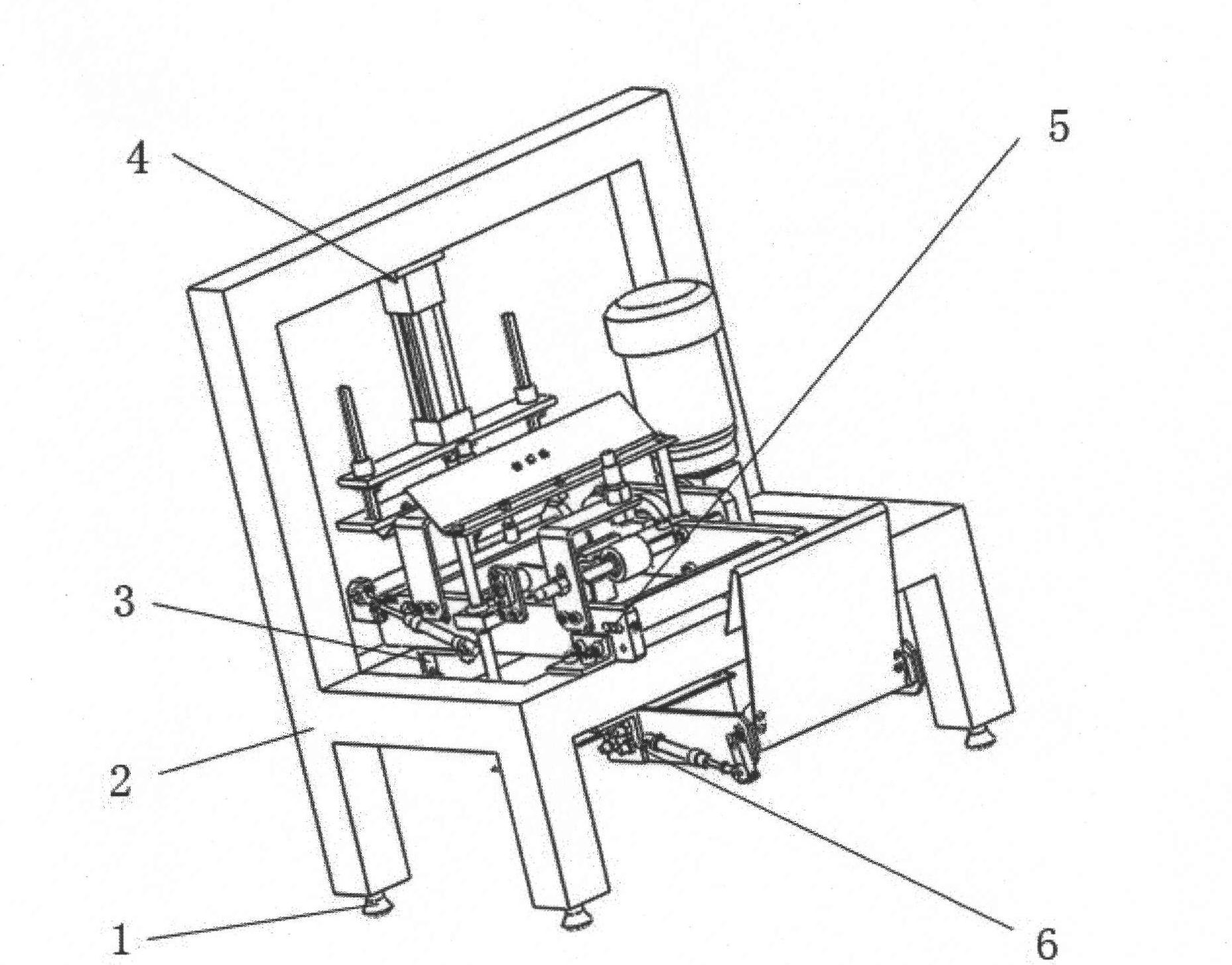 Automatic edge sealing and finished product sorting device for panty-hose packaging bag