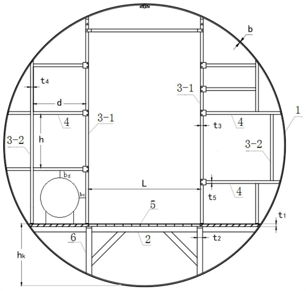 A structure assembled with built-in support members for pipe gallery and pipe gallery