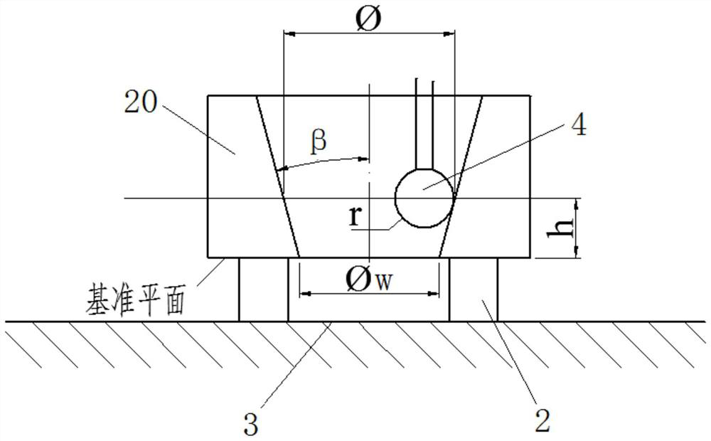 Method for measuring parameters of conical bearing ring based on three coordinates