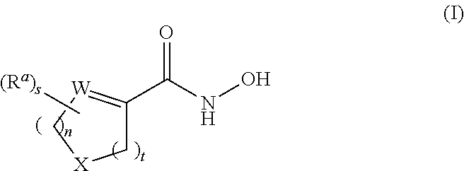 Cycloalkenyl hydroxamic acid derivatives and their use as histone deacetylase inhibitors