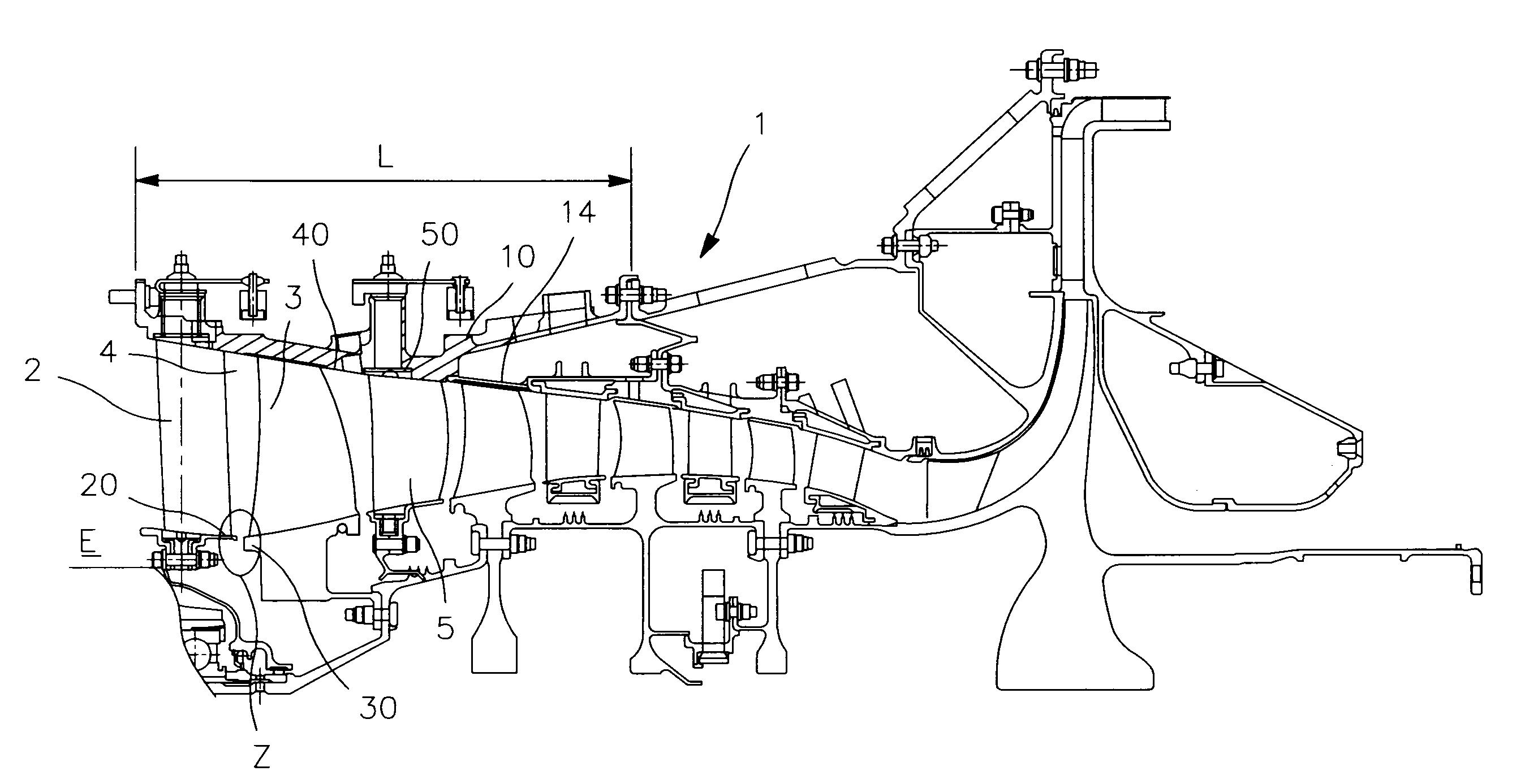 Compressor housing resistant to titanium fire, high-pressure compressor including such a housing and aircraft engine fitted with such a compressor