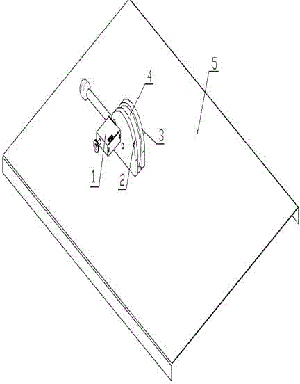 Automatic-limiting disconnecting link lock of switch cabinet