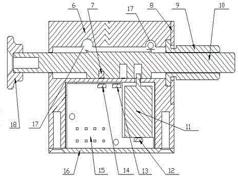 Automatic-limiting disconnecting link lock of switch cabinet