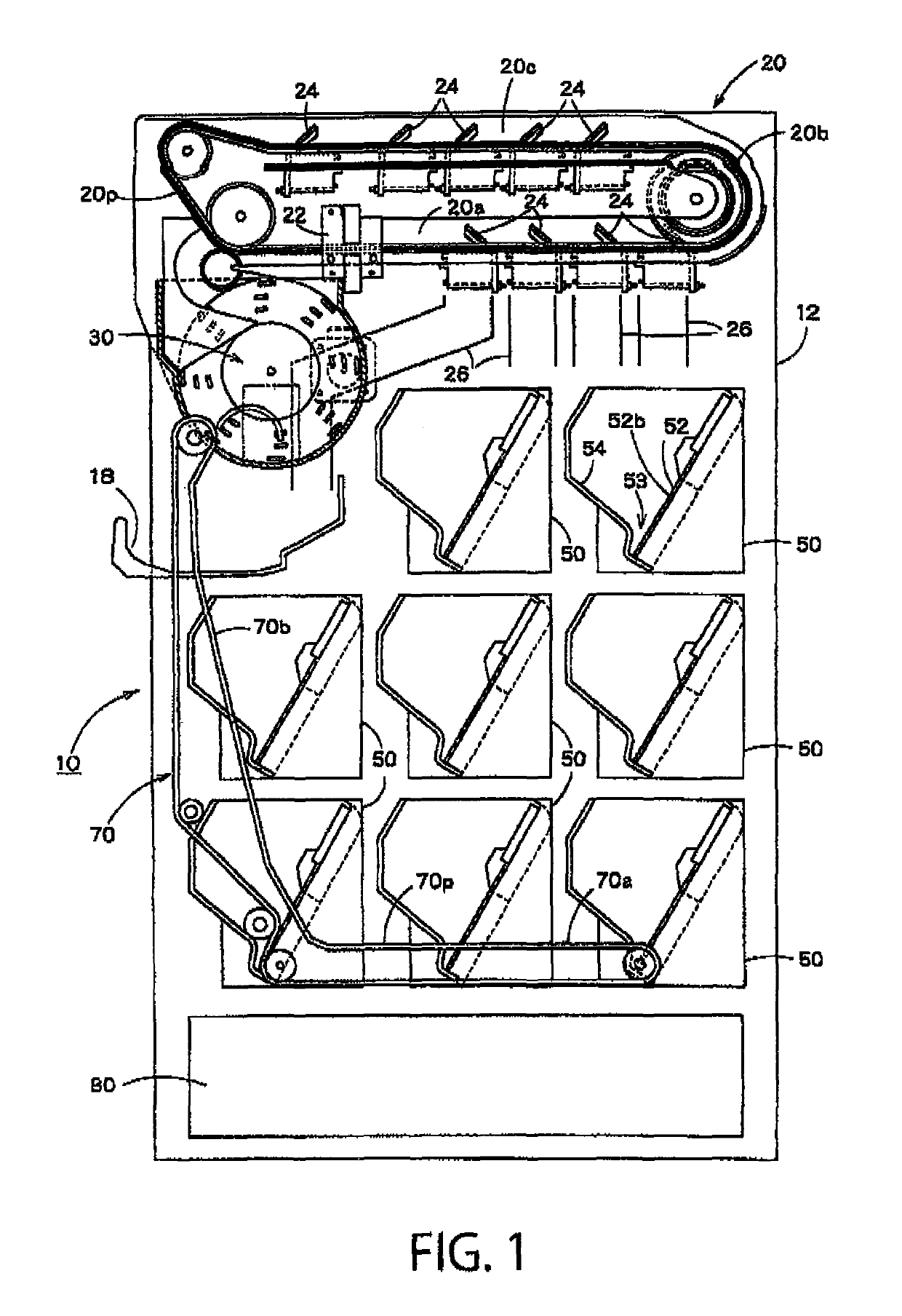 Coin depositing and dispensing machine